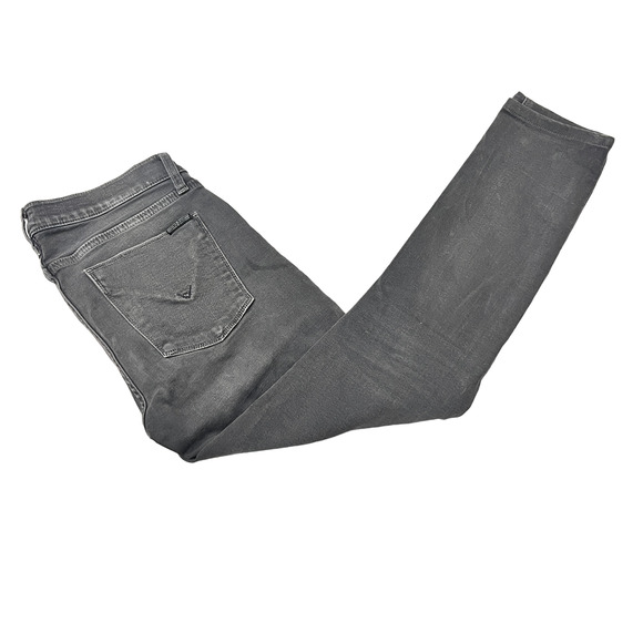 Hudson Krista Ankle Skinny Jeans Solid Gray Size 27 - Picture 4 of 12